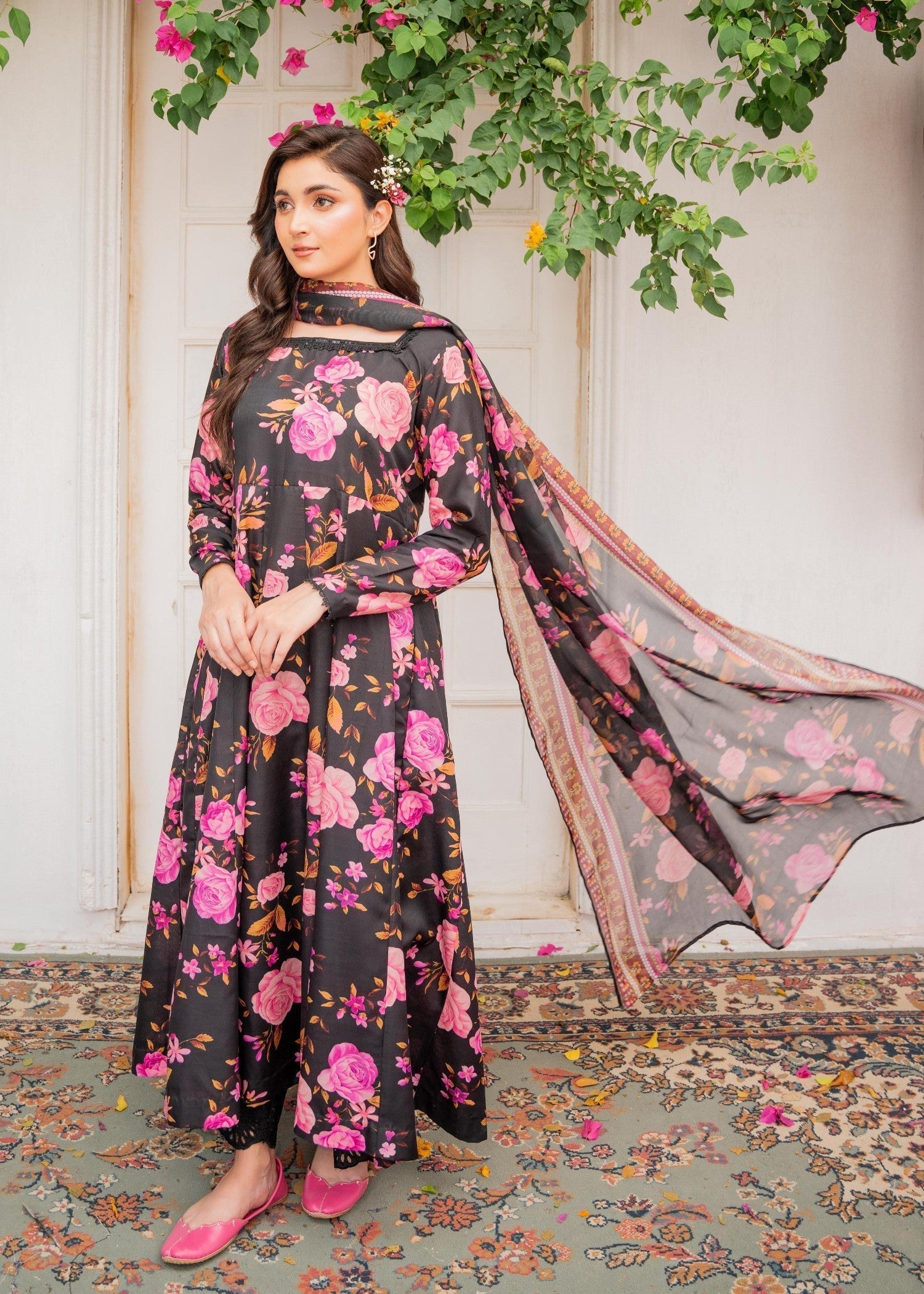 Laiba Mir Jasmine Stitched Lawn Women 2pcs