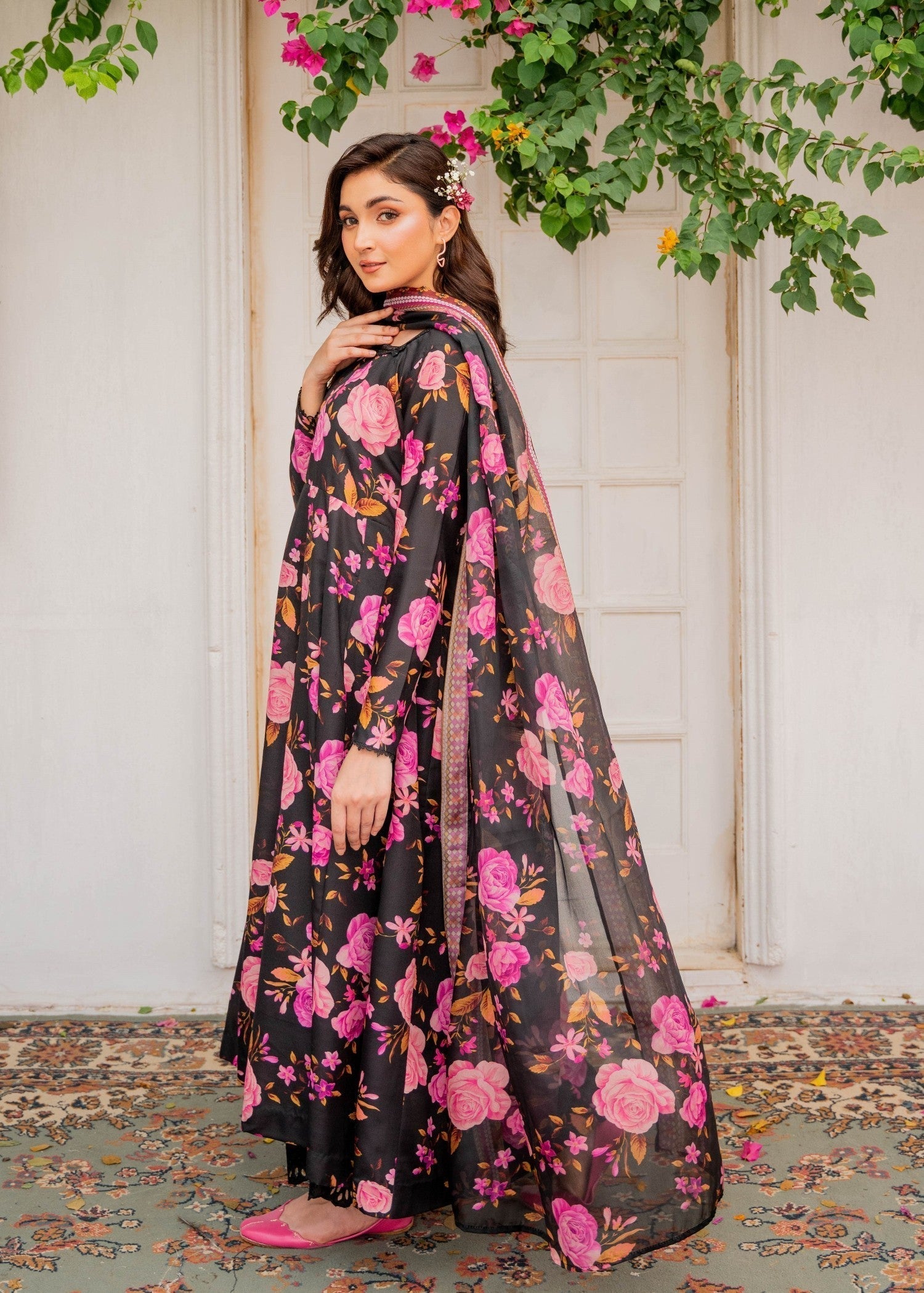 Laiba Mir Jasmine Stitched Lawn Women 2pcs