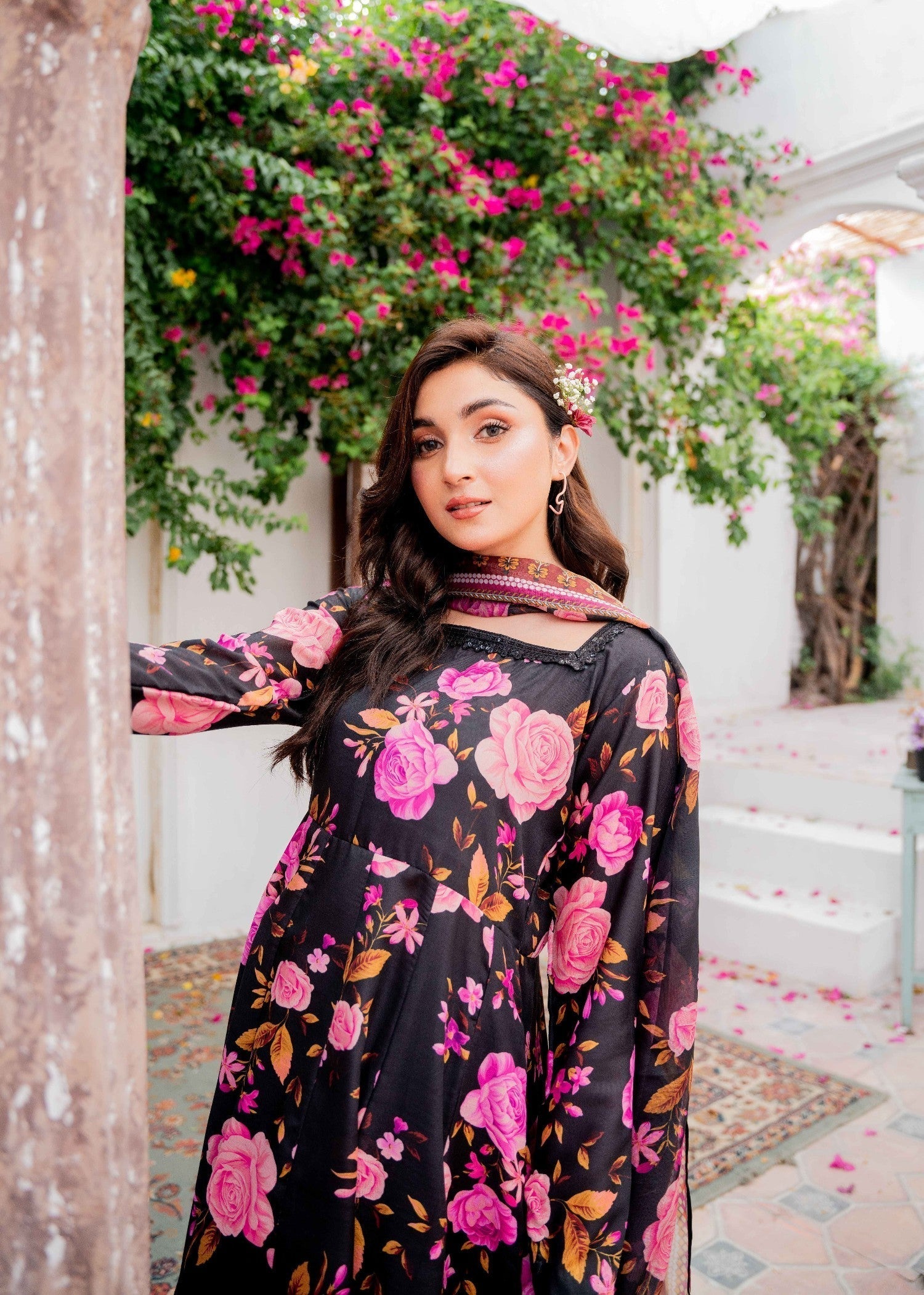 Laiba Mir Jasmine Stitched Lawn Women 2pcs