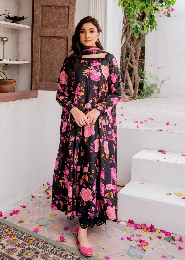 Laiba Mir Jasmine Stitched Lawn Women 2pcs