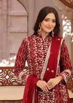 Adam's Couture sawal maroon Women 3pcs