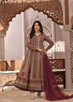 Ayesha Closet Saajan Maroon Tint Women 3pcs