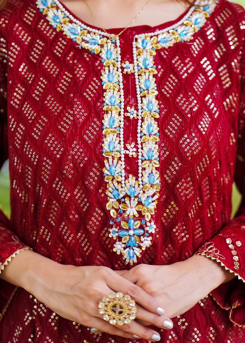 Ethnic By Zohan SITARA Maroon Women 3pcs