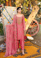 Akhrot Clothing Tea Pink Women 3pcs