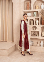 Rangoon Clothing Mahrunisa Maroon Women 3pcs