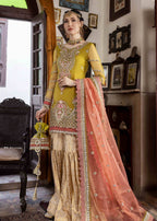 Meem Designs Aanchal Olive Green 03 Women 4pcs