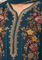 Four Season Boutique MHENAZ BLUE Women 3pcs