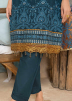 Four Season Boutique MHENAZ BLUE Women 3pcs