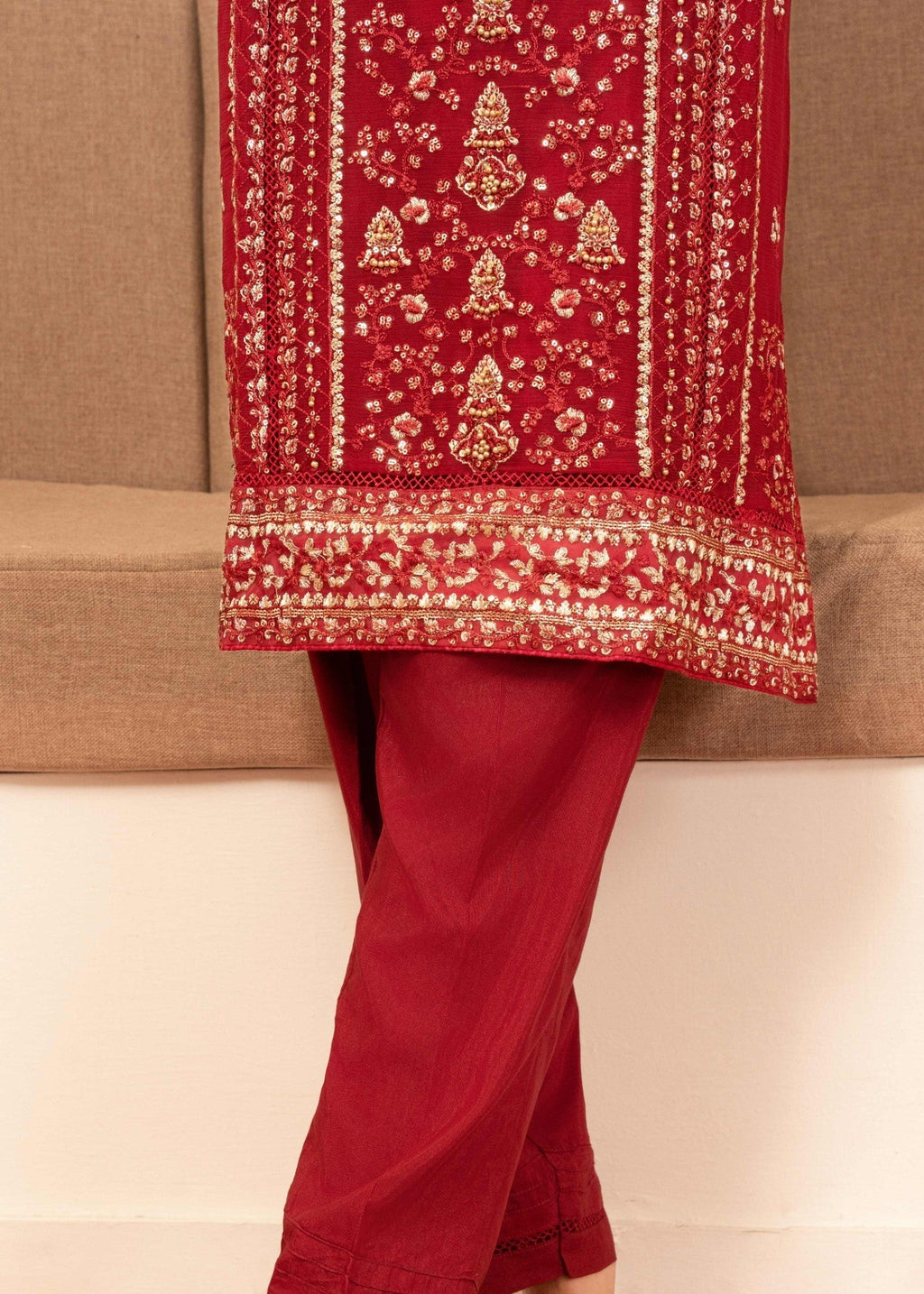 Four Season Boutique SHENAZ MAROON Women 3pcs