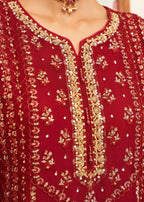 Four Season Boutique SHENAZ MAROON Women 3pcs