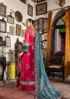 Meem Designs Aanchal Shocking Pink 02 Women 4pcs