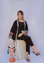 Akhrot Clothing Black Cardigan Women 3pcs