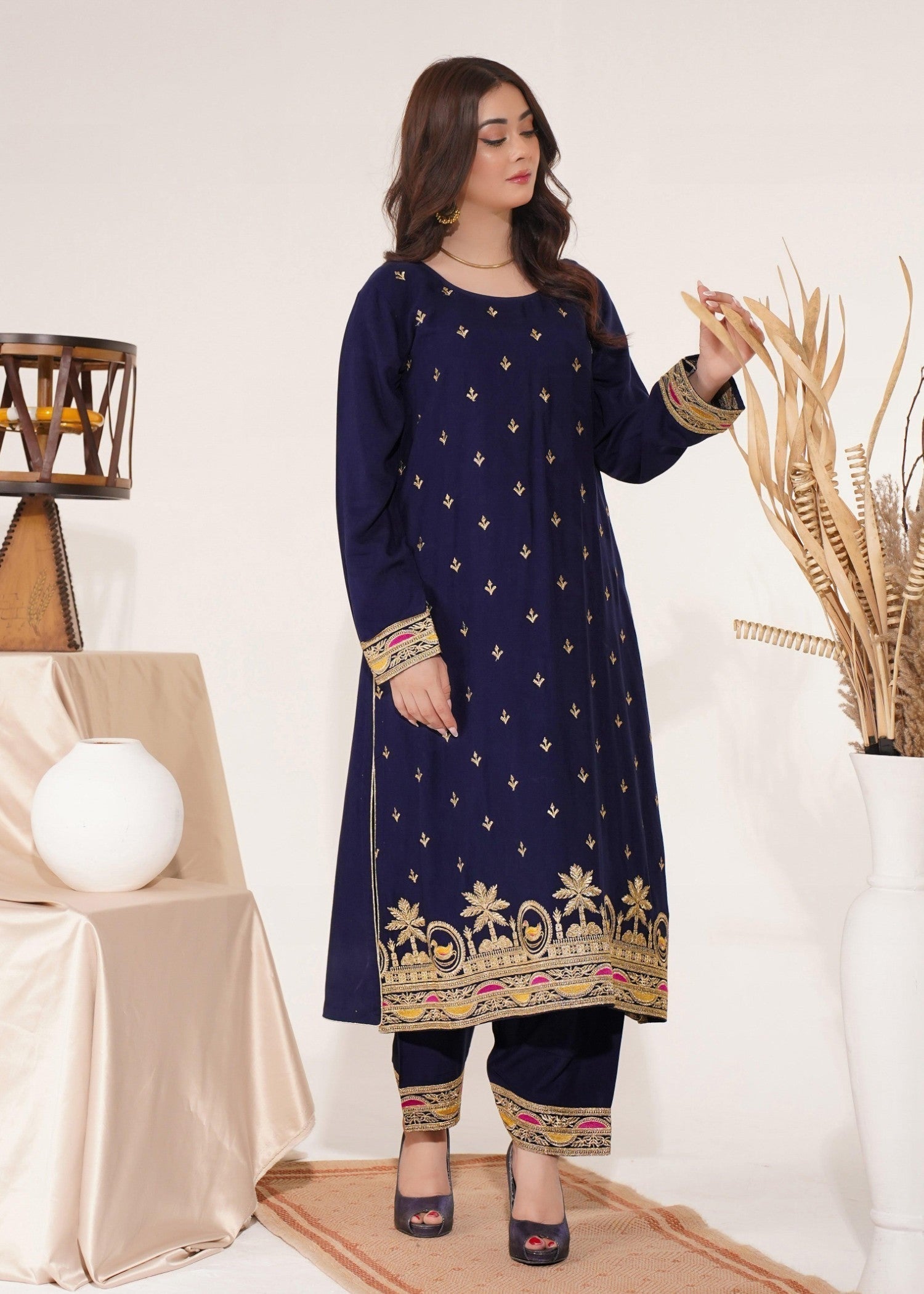 Akhrot Clothing Blue Bliss Women 2pcs