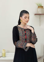 Pehnawa By Bin Akram’s Charmish Black Chiffon Women 3pcs