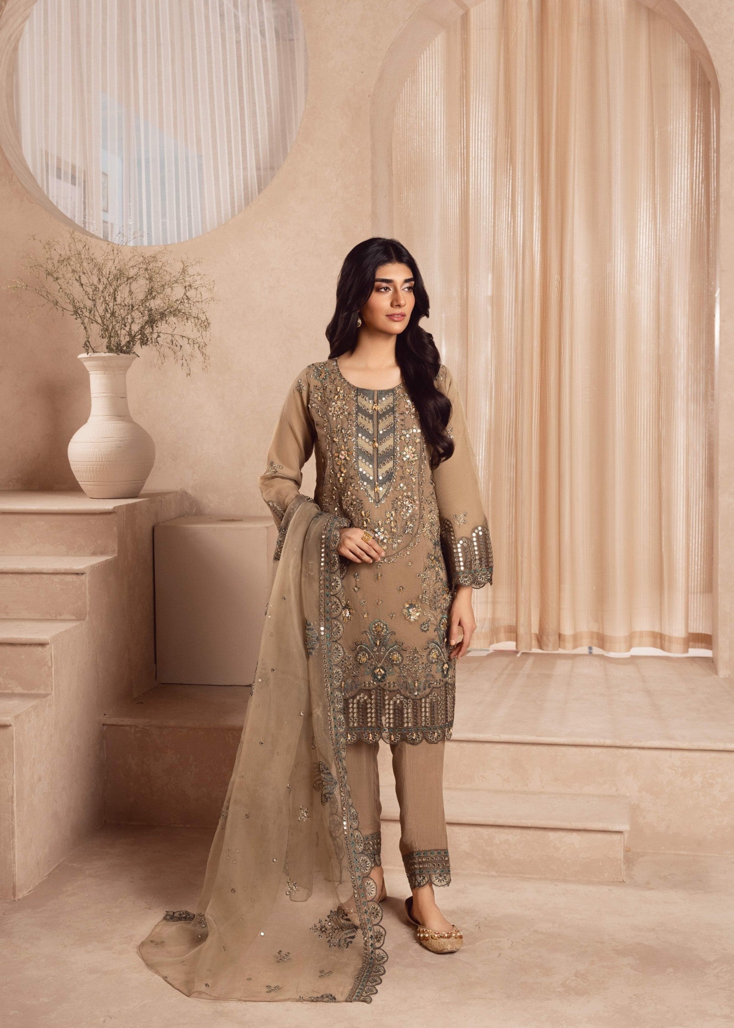 Zebaye Zareen US 548 camel brown(SB) Women 3pcs