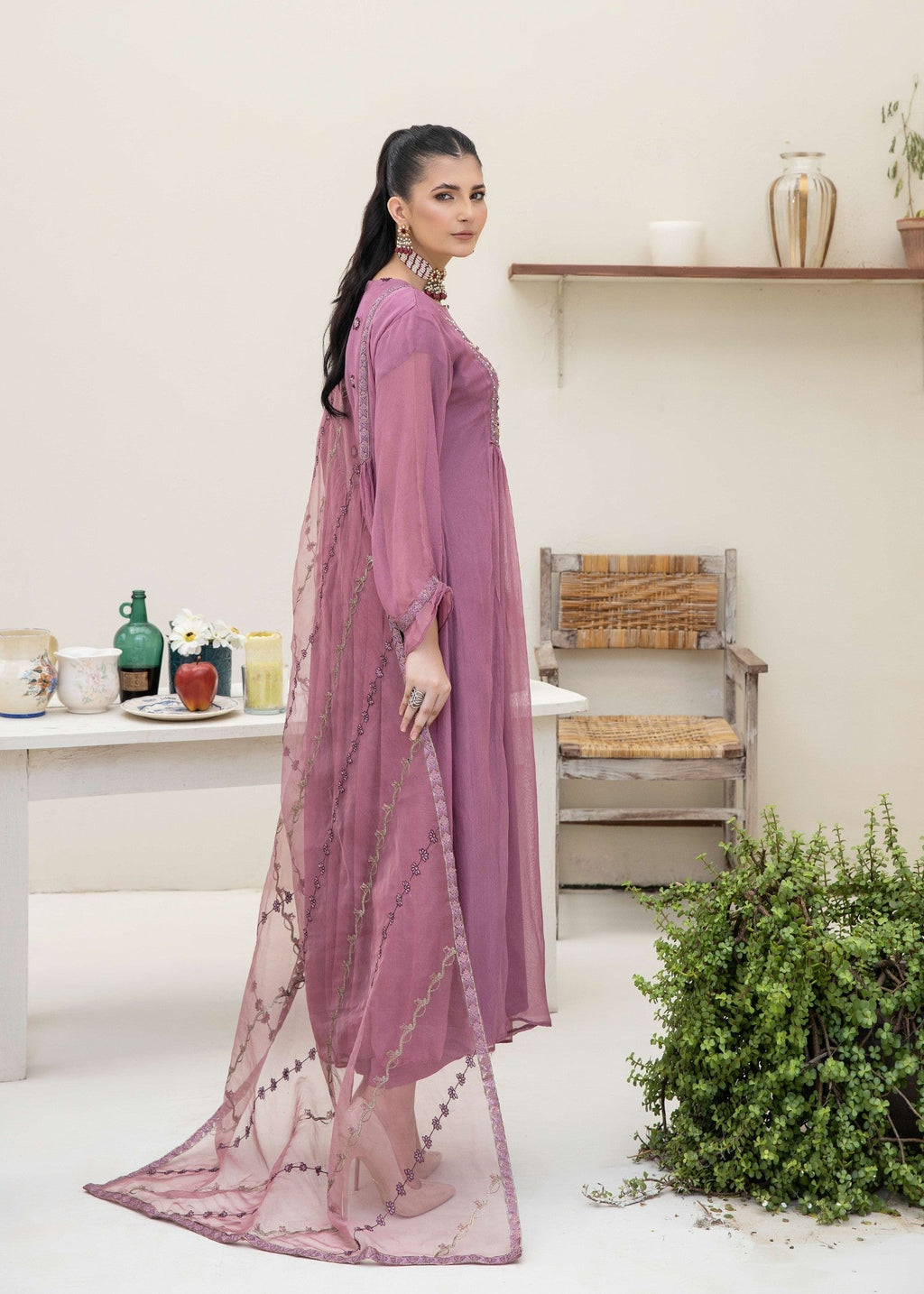 Pehnawa By Bin Akram’s The Radiant Drop Chiffon Women 3pcs