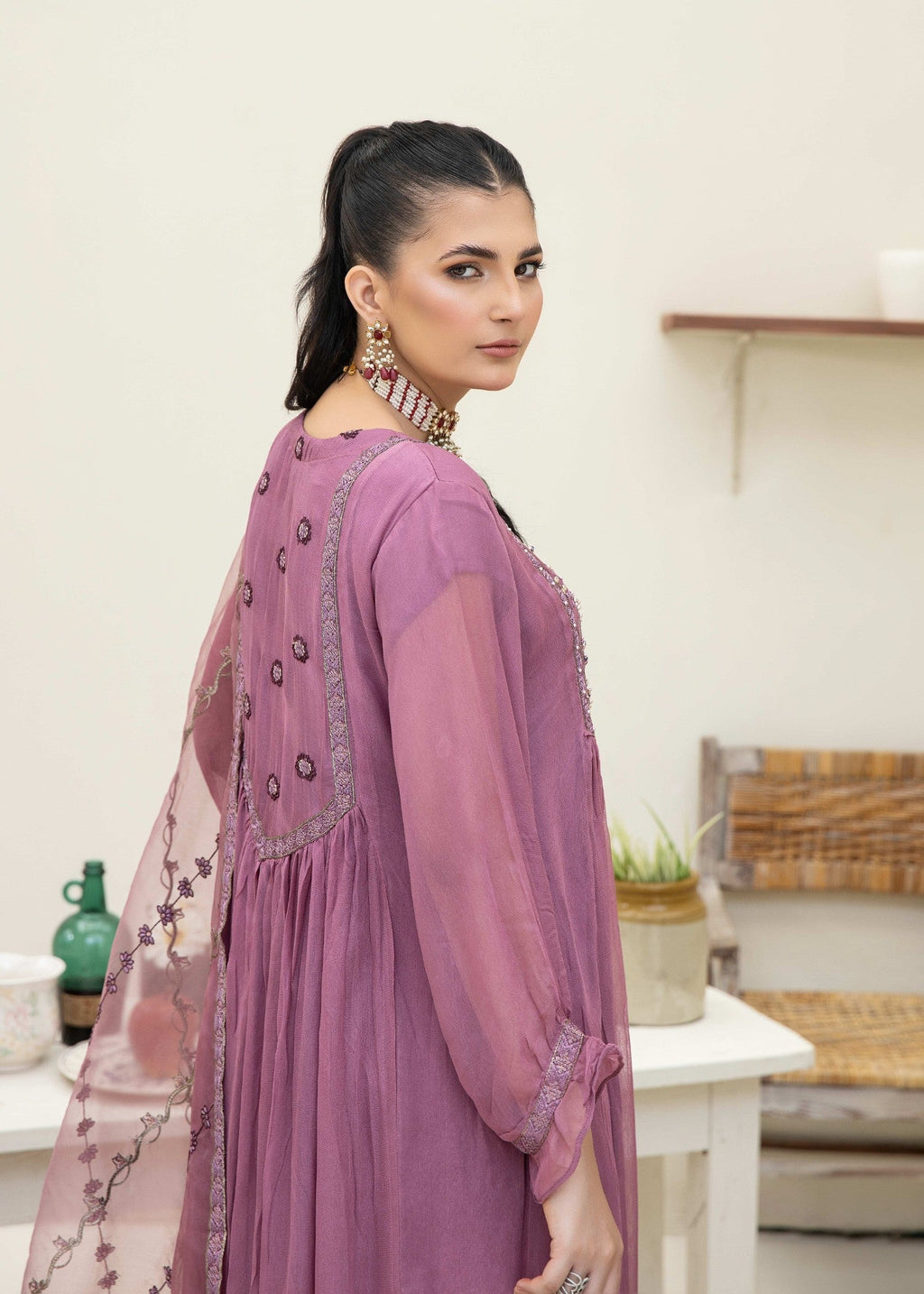 Pehnawa By Bin Akram’s The Radiant Drop Chiffon Women 3pcs