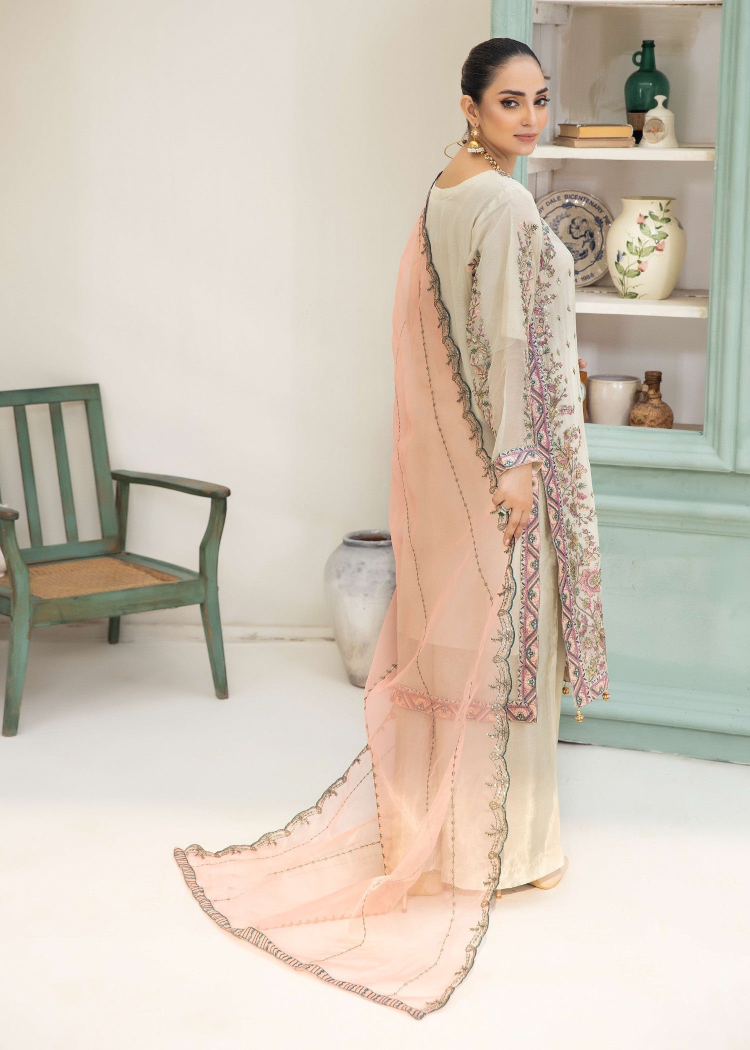 Pehnawa By Bin Akram’s Moonlit Mirage Chiffon Women 3pcs