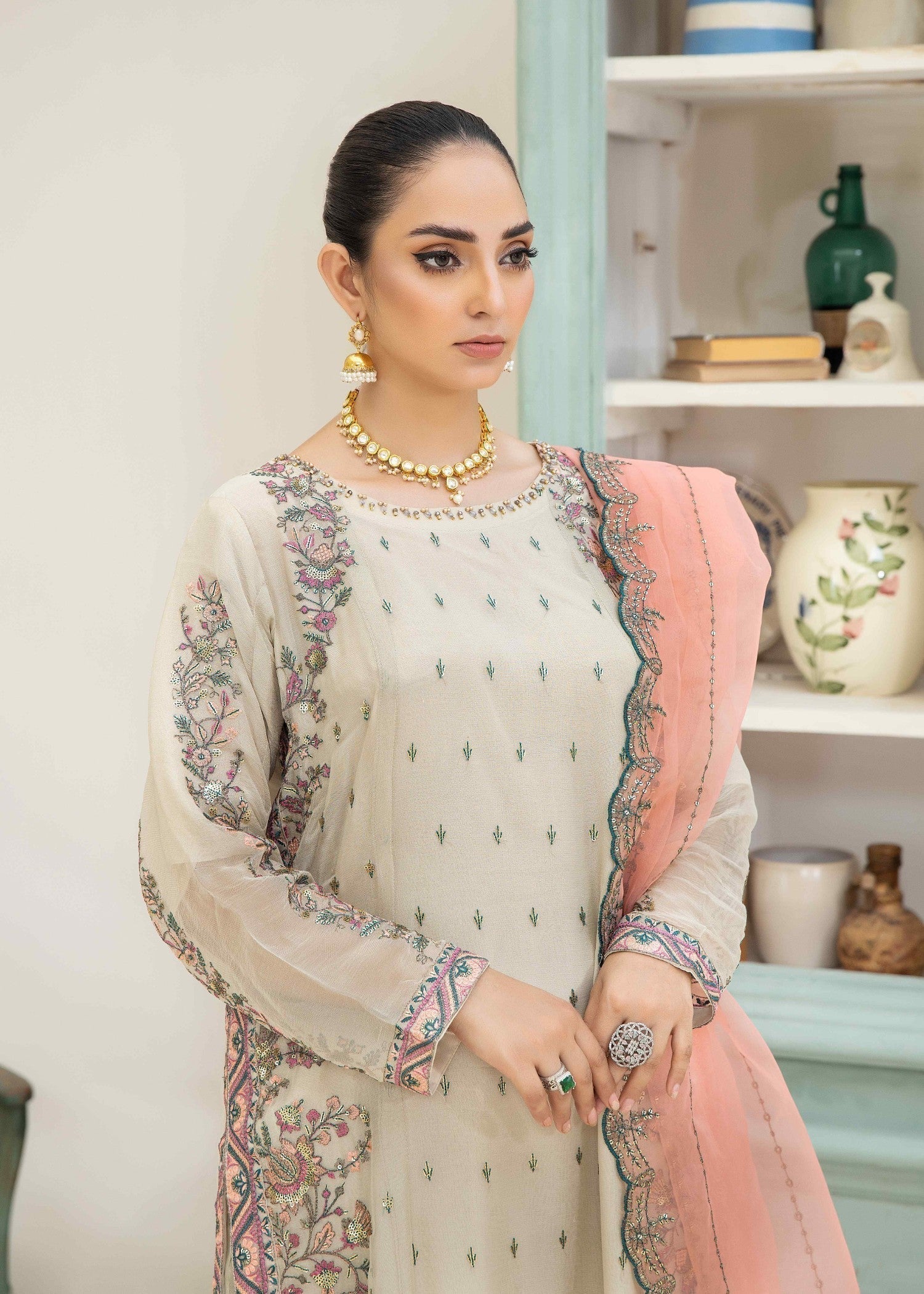 Pehnawa By Bin Akram’s Moonlit Mirage Chiffon Women 3pcs