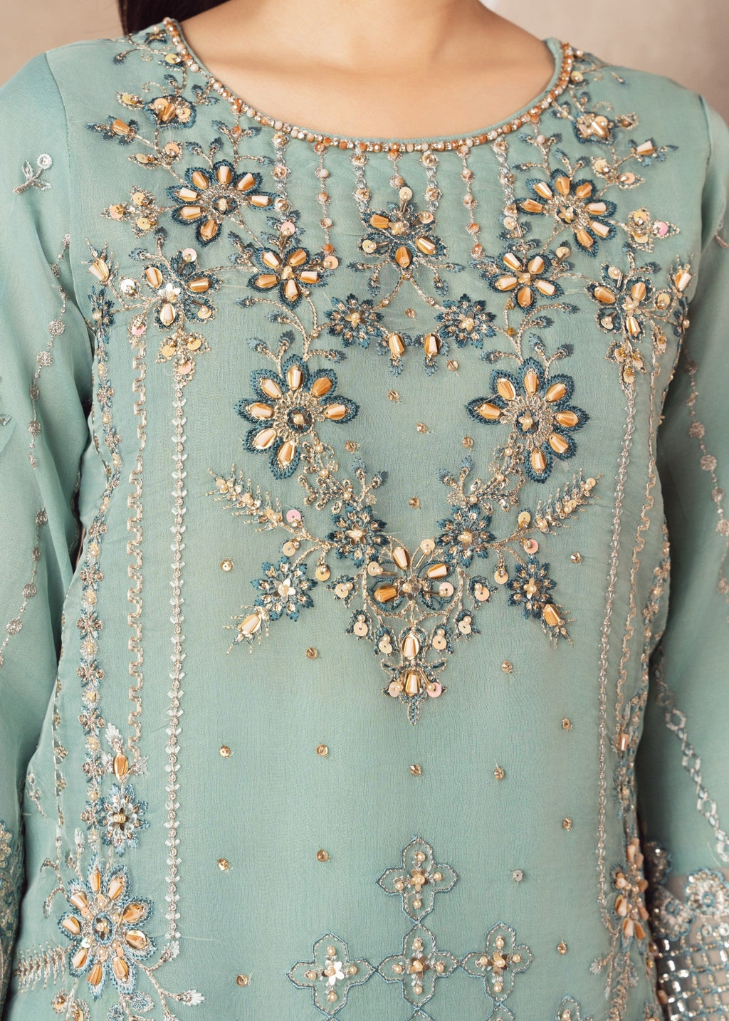 Zebaye Zareen US 587 Light Aqua(SB) Women 3pcs