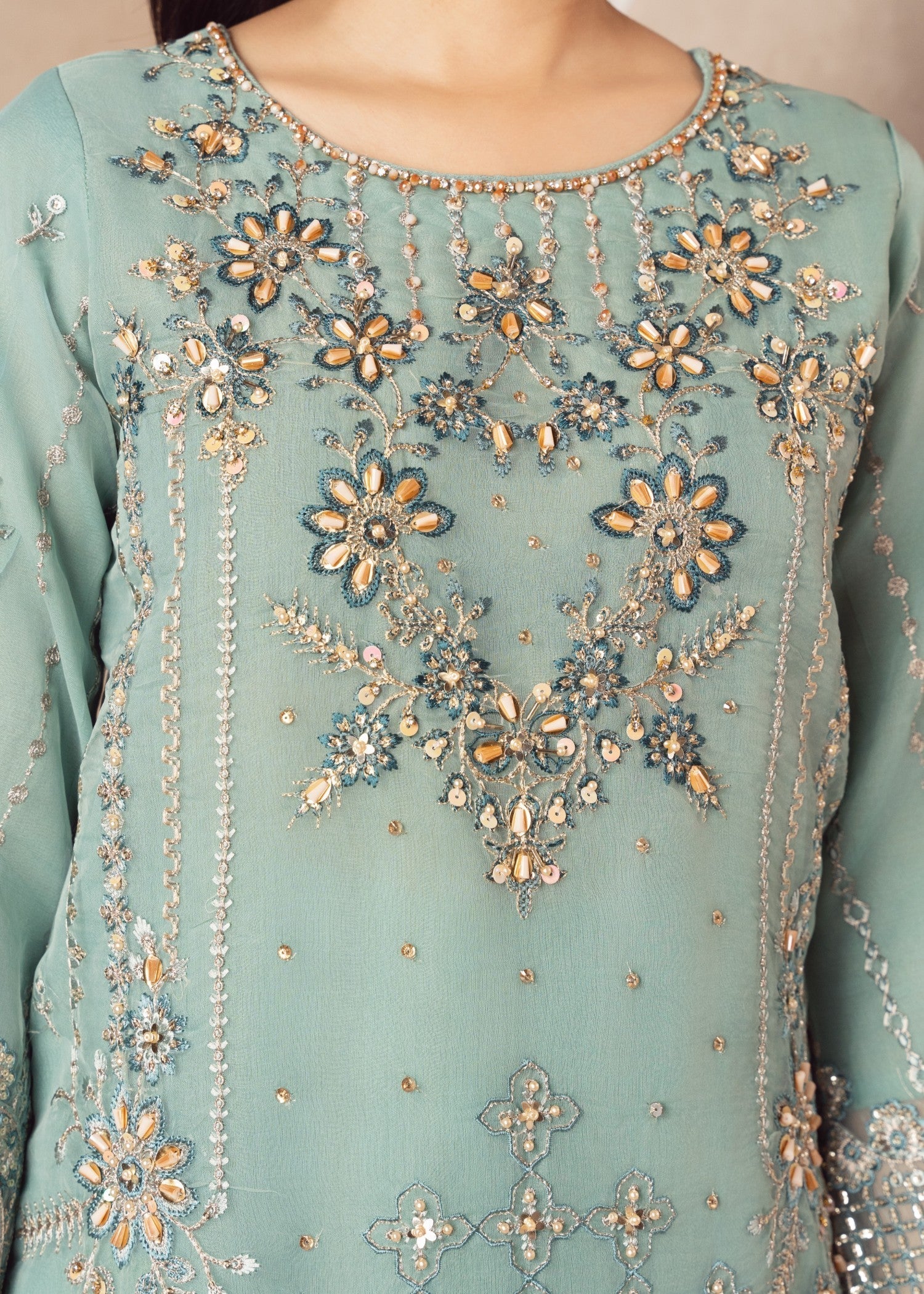 Zebaye Zareen US 587 Light Aqua(SB) Women 3pcs