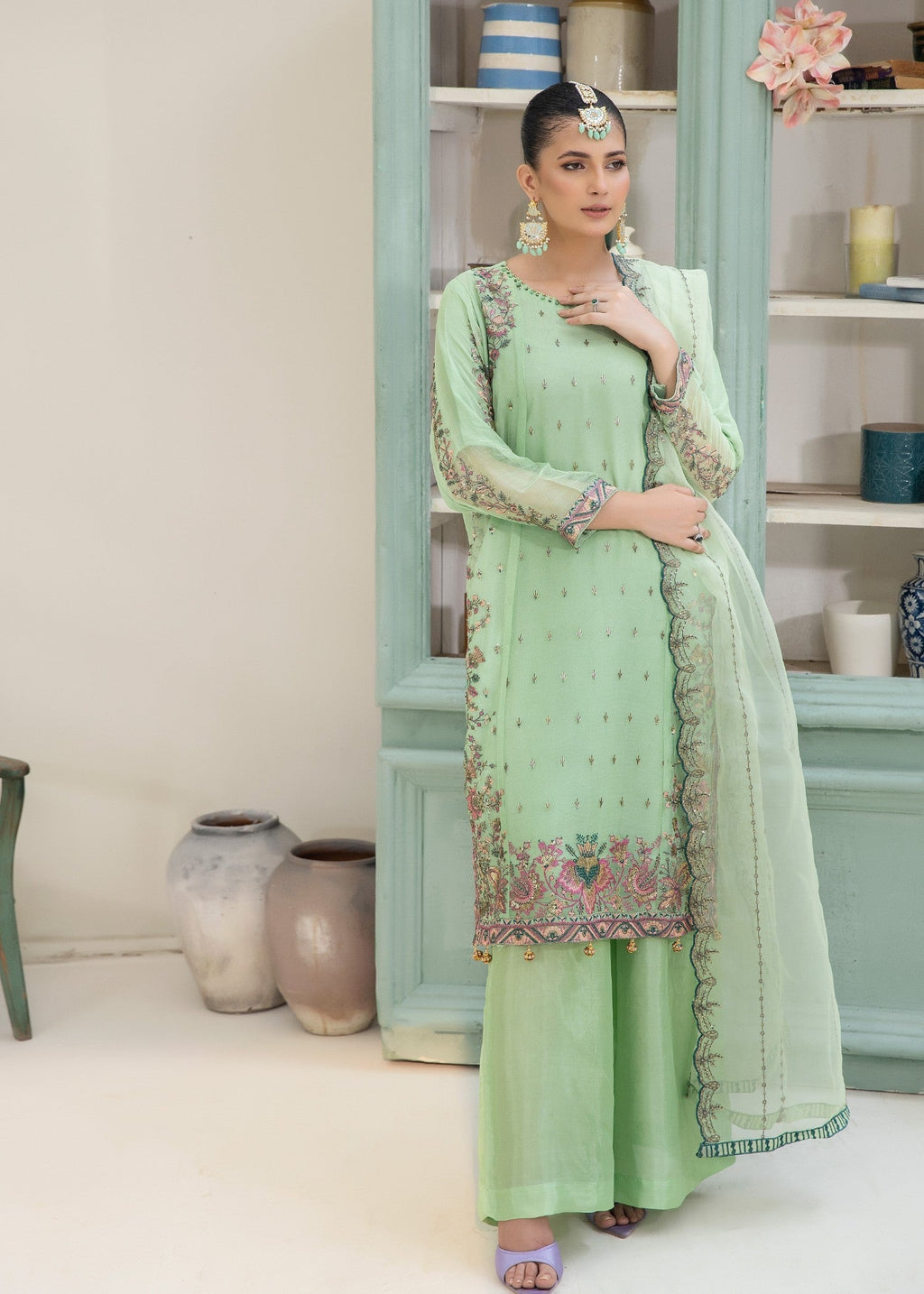 Pehnawa By Bin Akram’s Light Luxe Chiffon Women 3pcs
