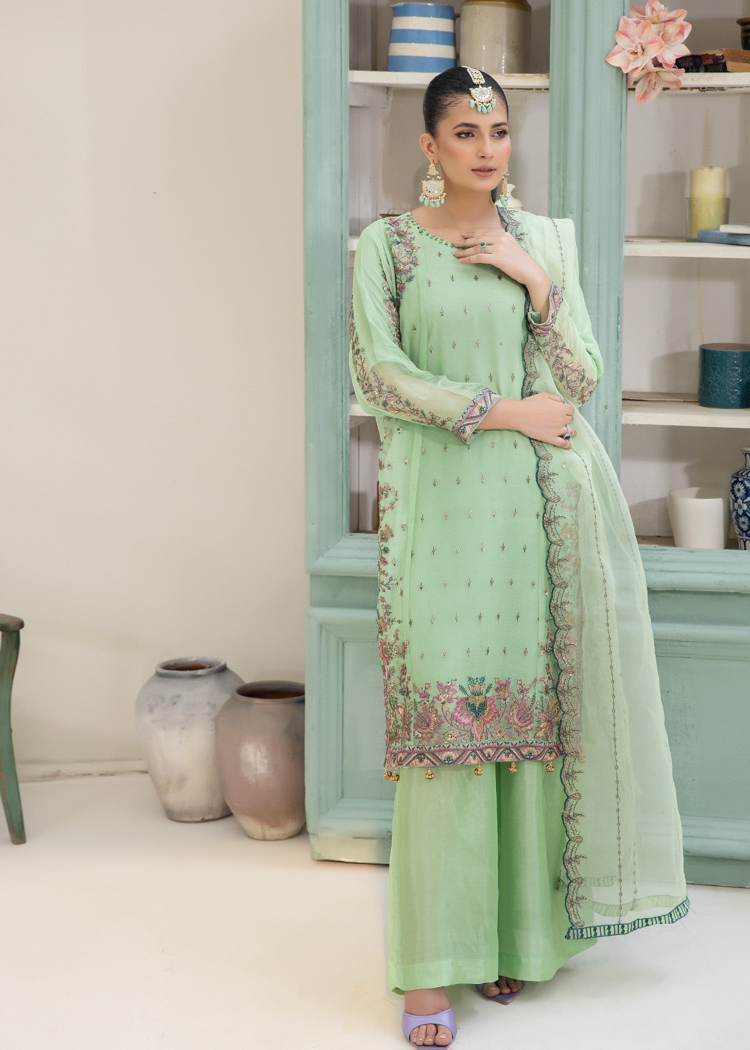 Pehnawa By Bin Akram’s Light Luxe Chiffon Women 3pcs
