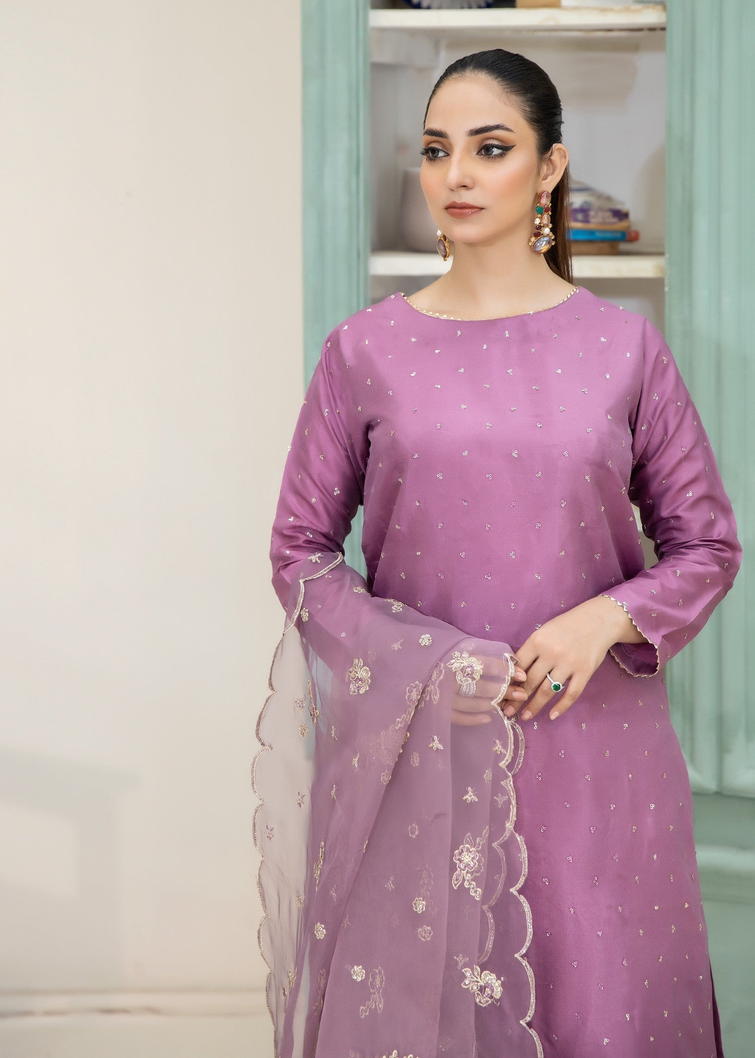 Pehnawa By Bin Akram’s Muave Blush Women 3pcs