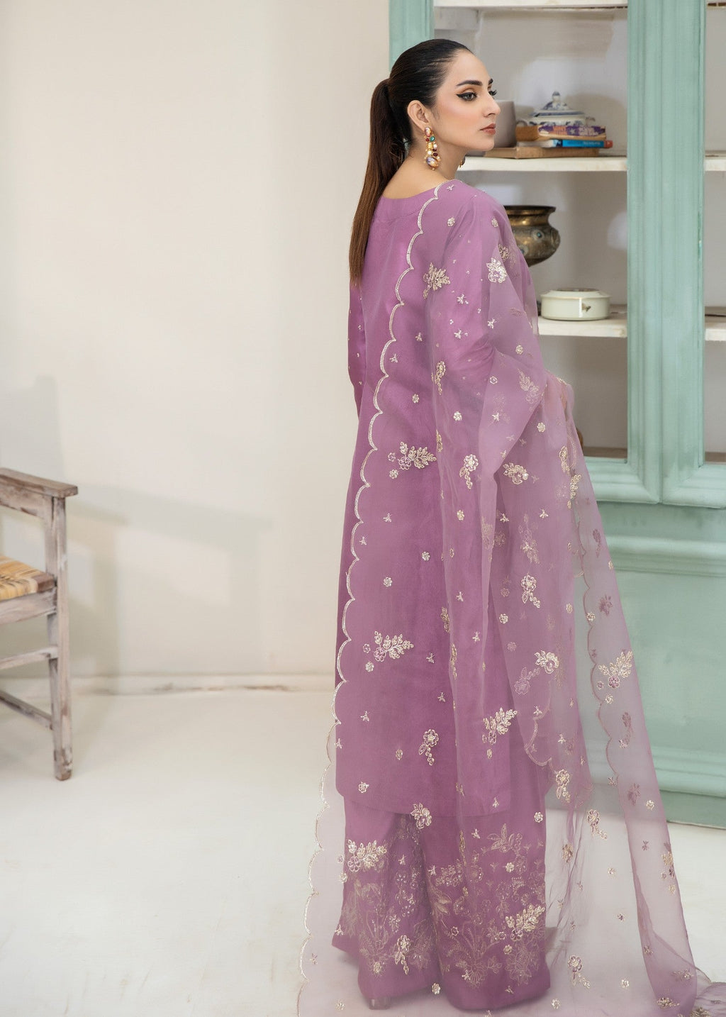 Pehnawa By Bin Akram’s Lilac Blush Women 3pcs