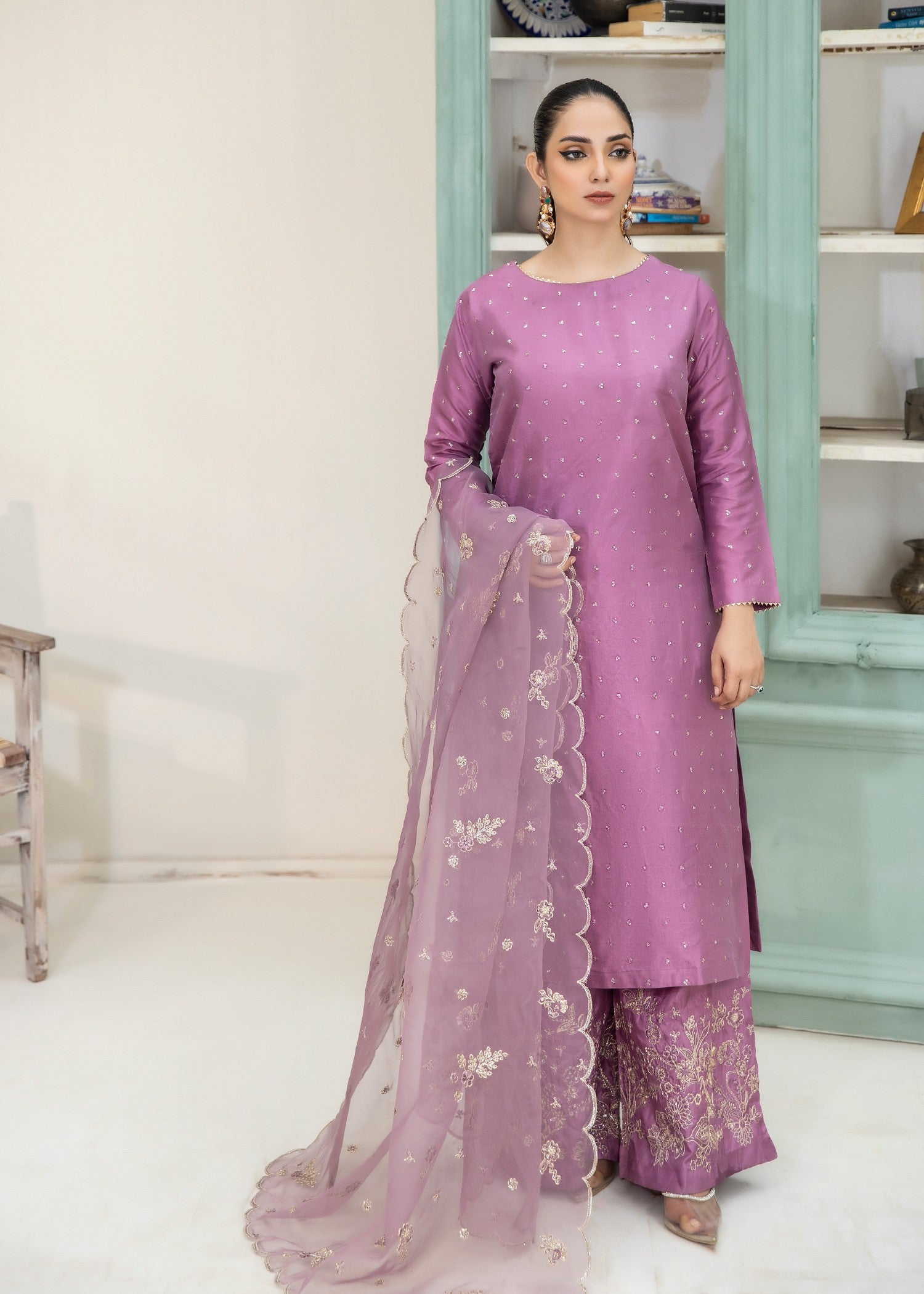 Pehnawa By Bin Akram’s Lilac Blush Women 3pcs