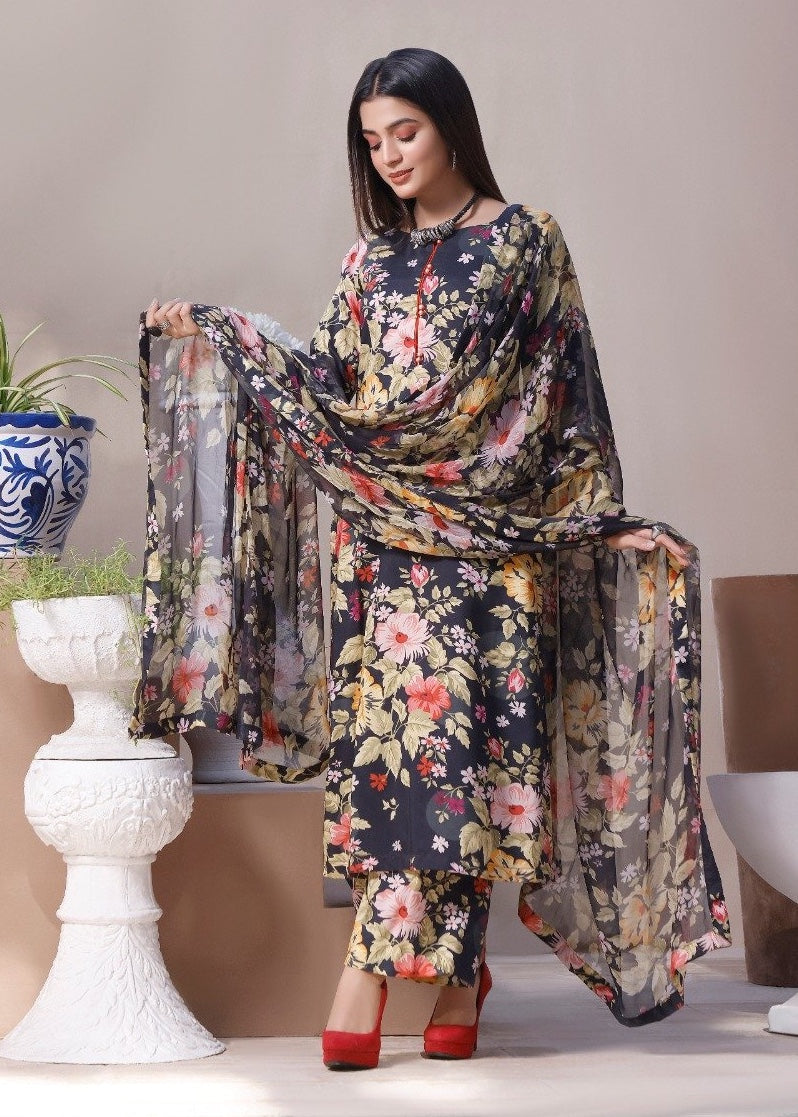 Feathers SIYAAH MIST Women 3pcs