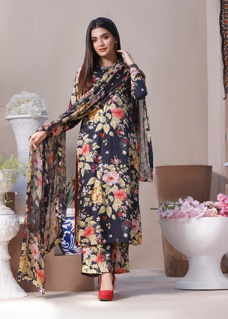 Feathers SIYAAH MIST Women 3pcs