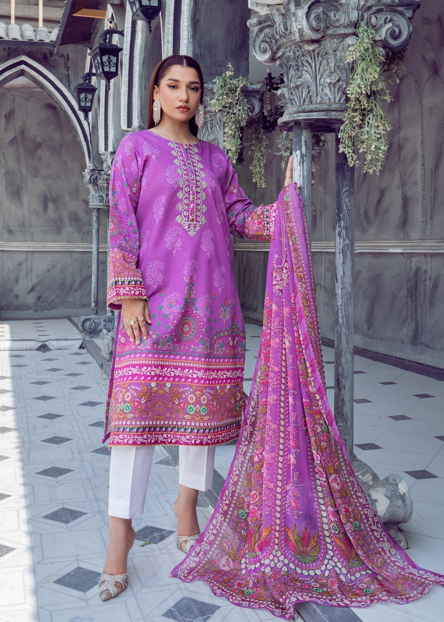 Chandan Nagri aster Women 3pcs