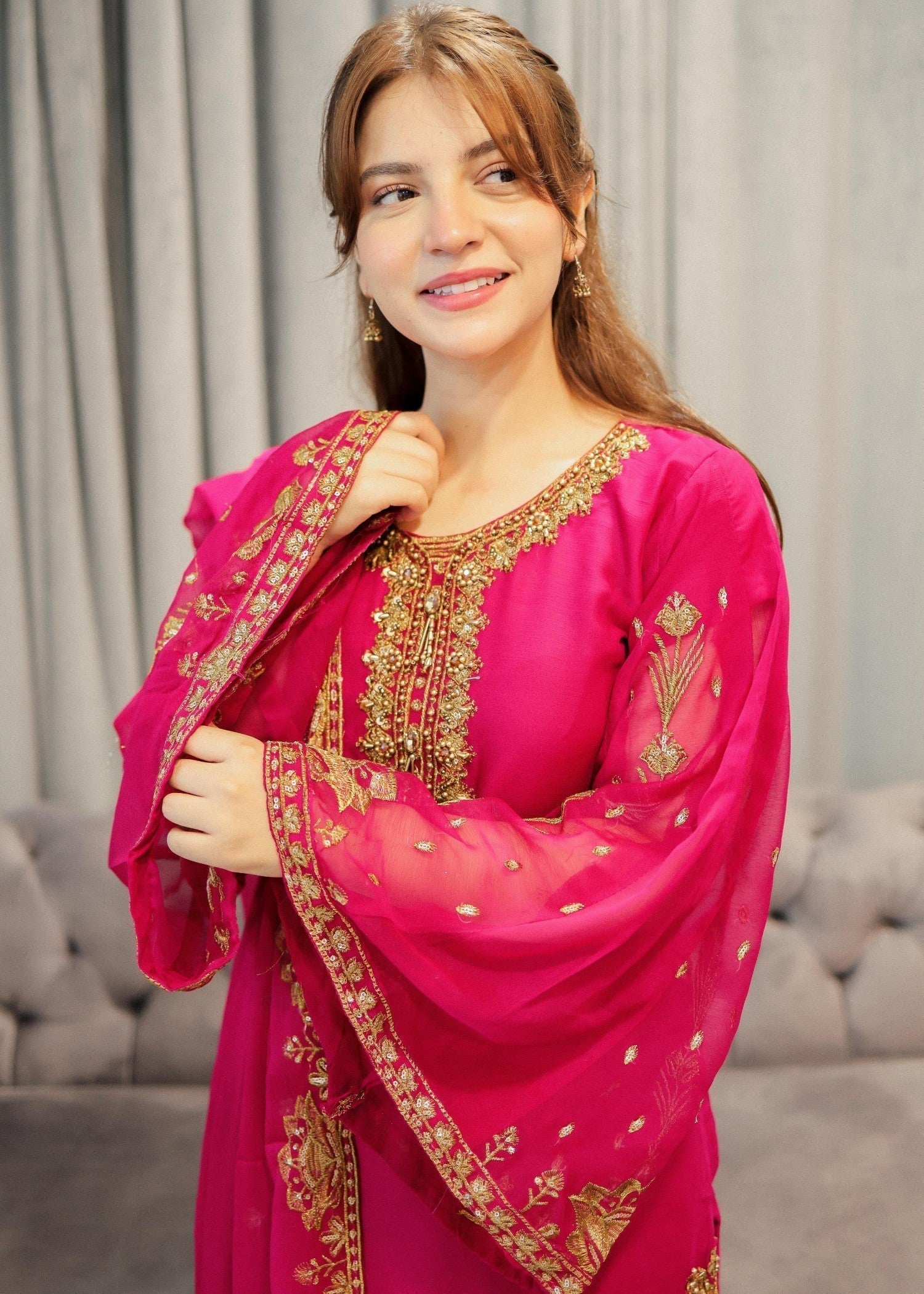 Four Season Boutique LACHA TULIP HOT PINK Women 3pcs