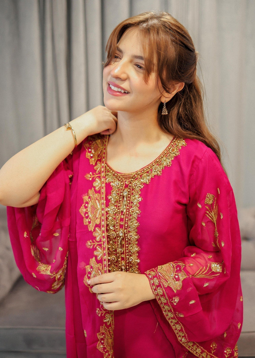 Four Season Boutique LACHA TULIP HOT PINK Women 3pcs