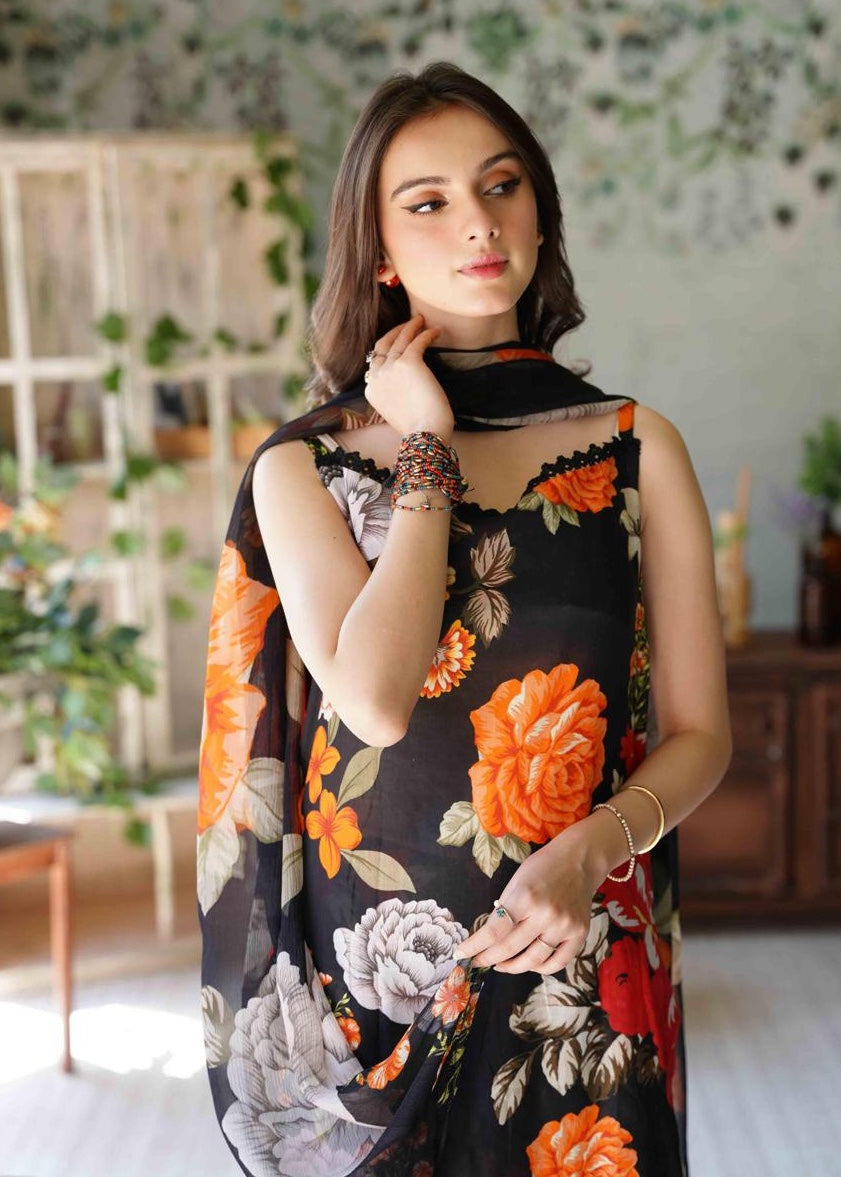 Feathers Midnight Women 3pcs