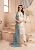 Rangoon Clothing Mahrunisa Teal vibes Women 3pcs