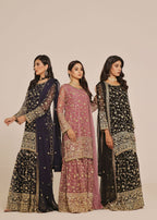 Ayesha Closet Mehndi Black Women 3pcs