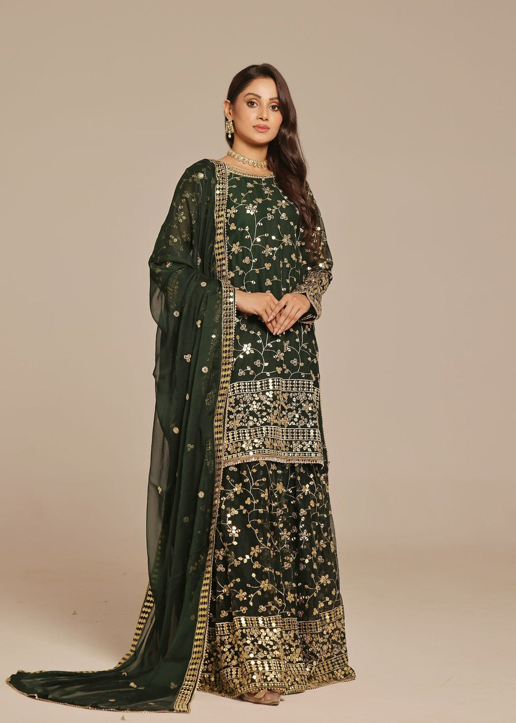 Ayesha Closet Mehndi Dreamy Green Women 3pcs