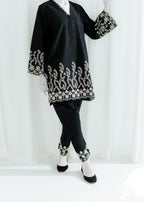 Zaira and Mahnoor noir Women 2pcs