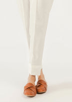 Momin Online white capri NON SEE THRU Women 1pcs