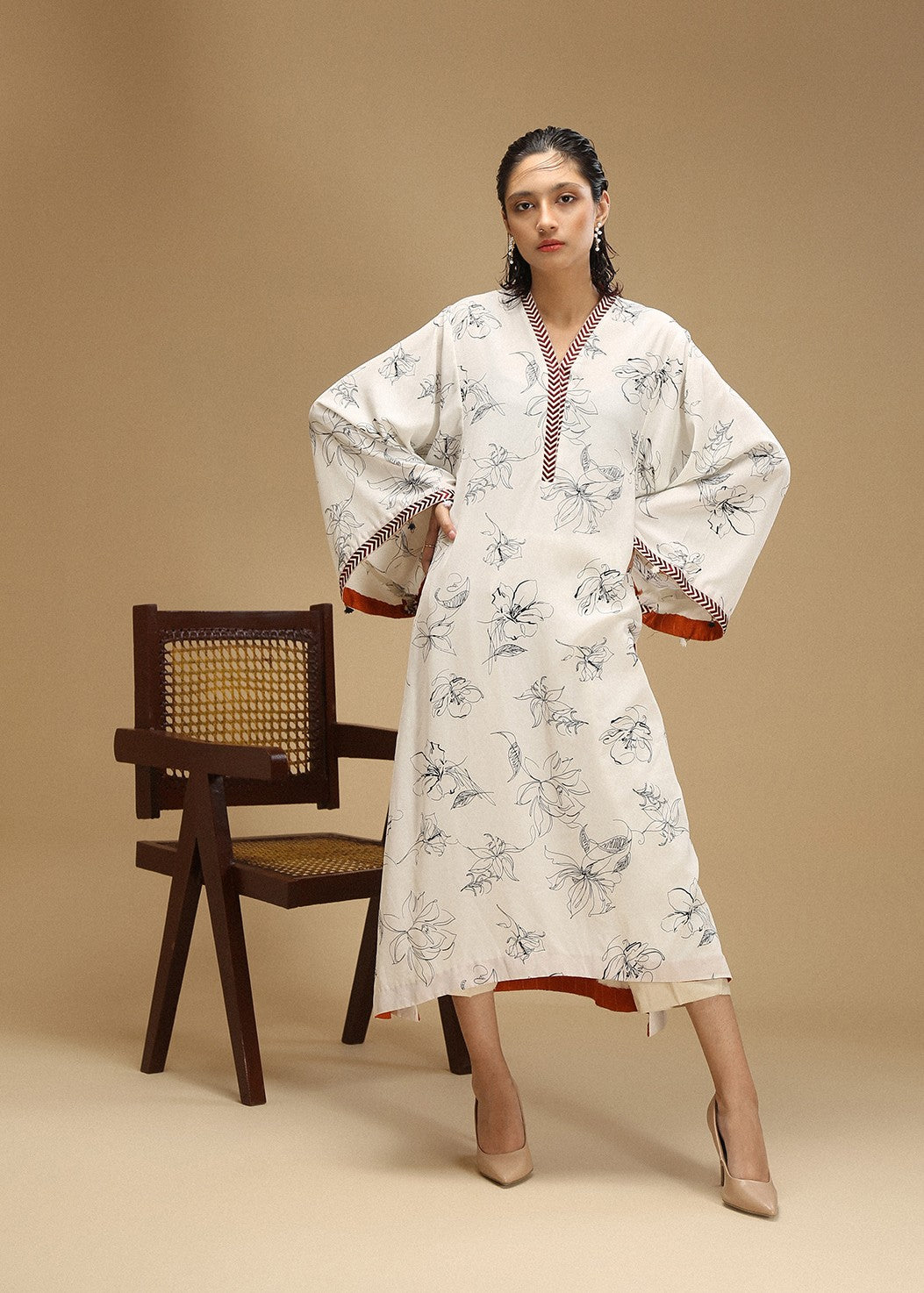 Aster Printed Shirt Women 1pcs