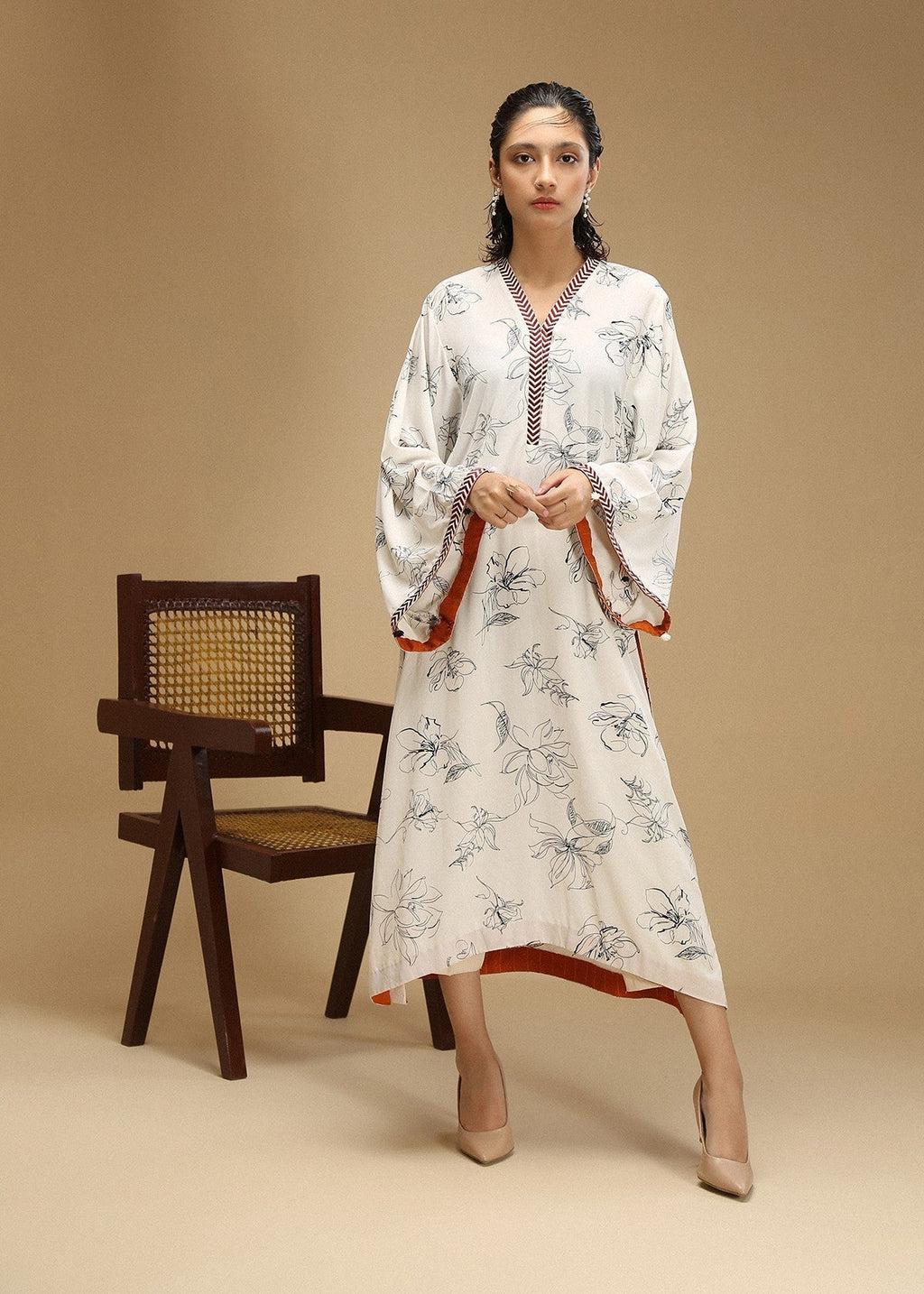 Aster Printed Shirt Women 1pcs