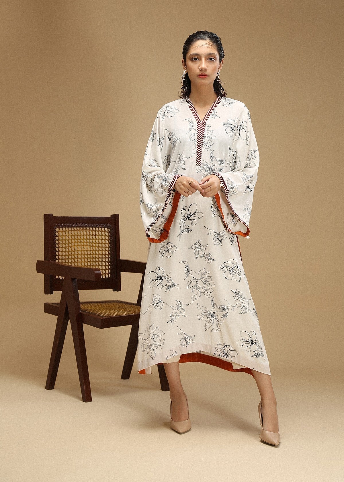 Aster Printed Shirt Women 1pcs