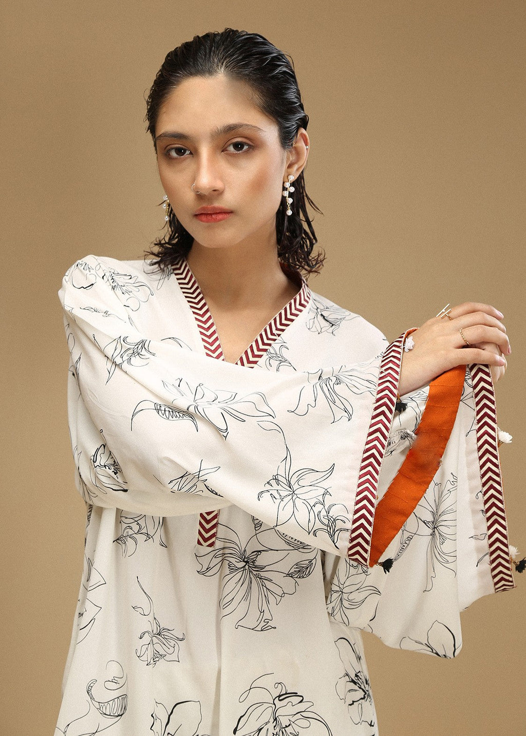 Aster Printed Shirt Women 1pcs