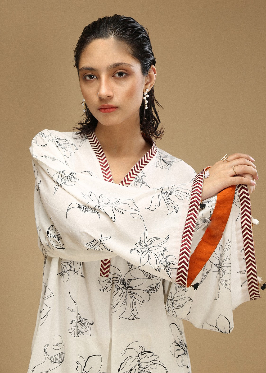 Aster Printed Shirt Women 1pcs