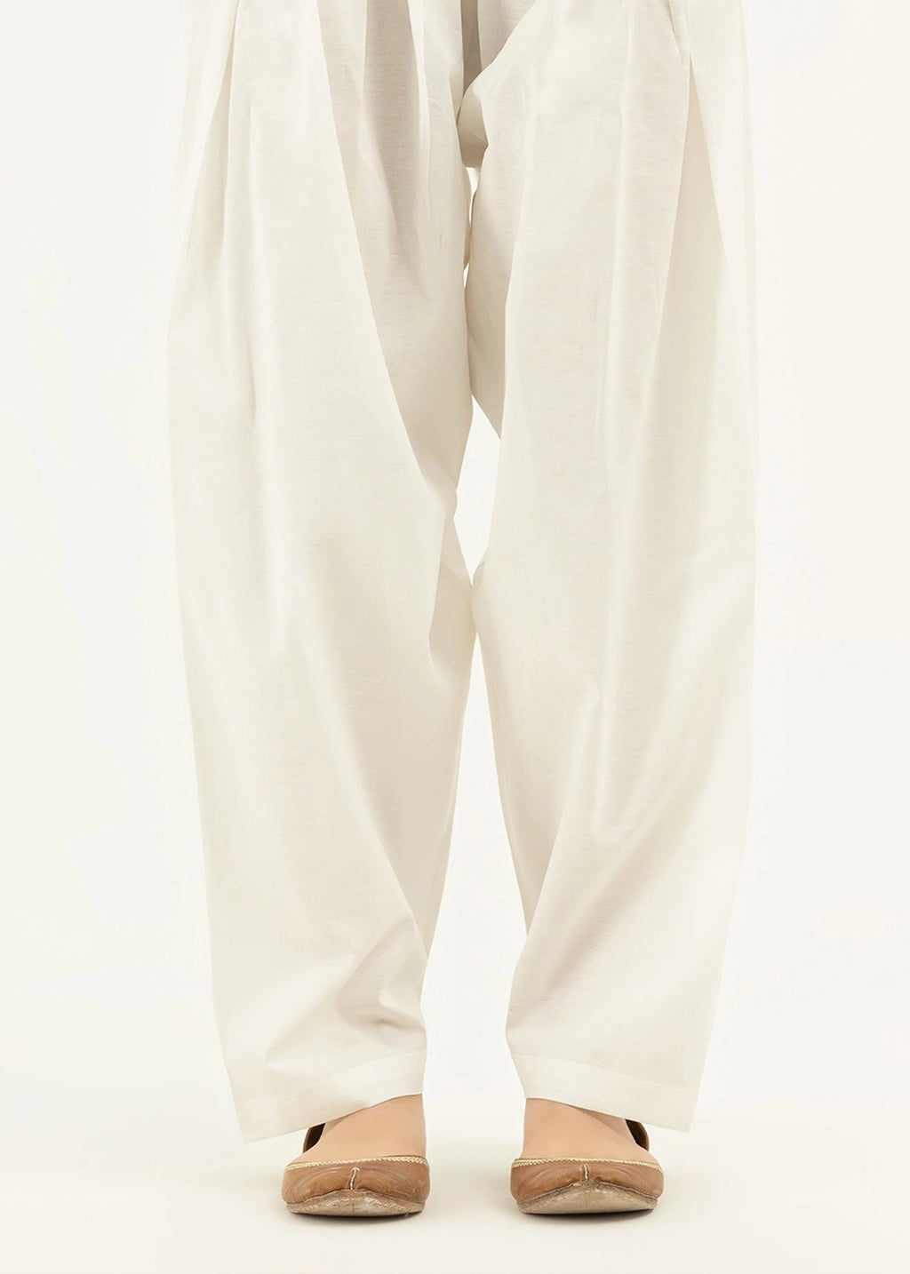 Momin Online cambric shalwar white Women 1pcs
