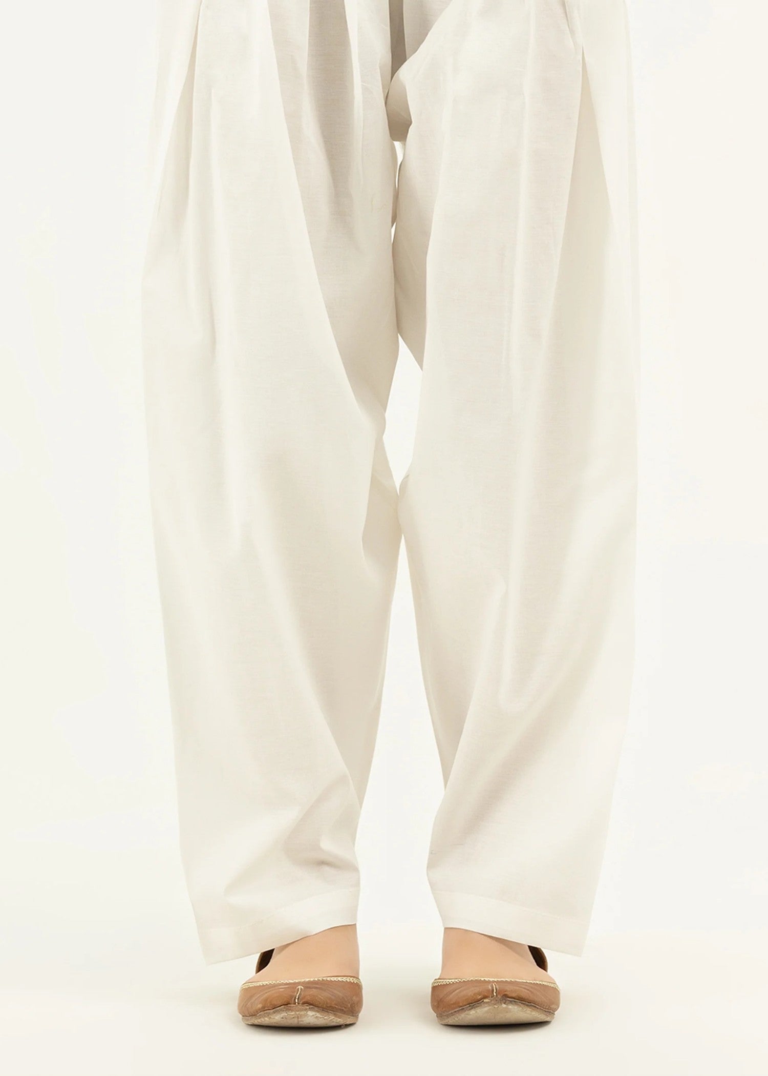 Momin Online cambric shalwar white Women 1pcs