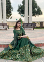 1 Virsapret green gul e rana maxi Women 3pcs