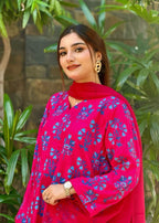 Chaudhary Arts Iris Printed (Pink) Women 2pcs